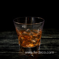 gold rim crystal embossed fancy whiskey glasses